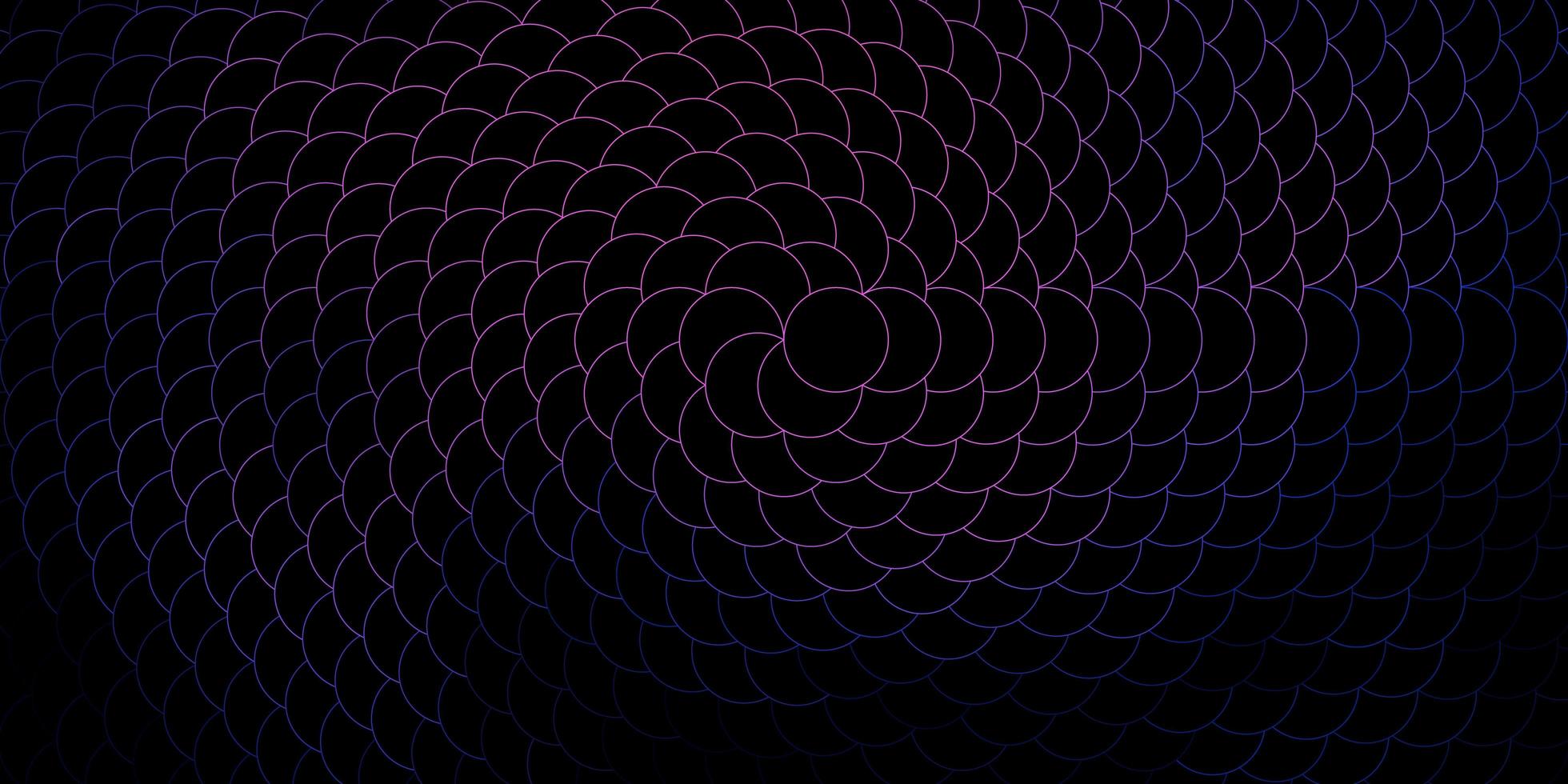 mörkrosa, blå vektorstruktur med skivor. vektor