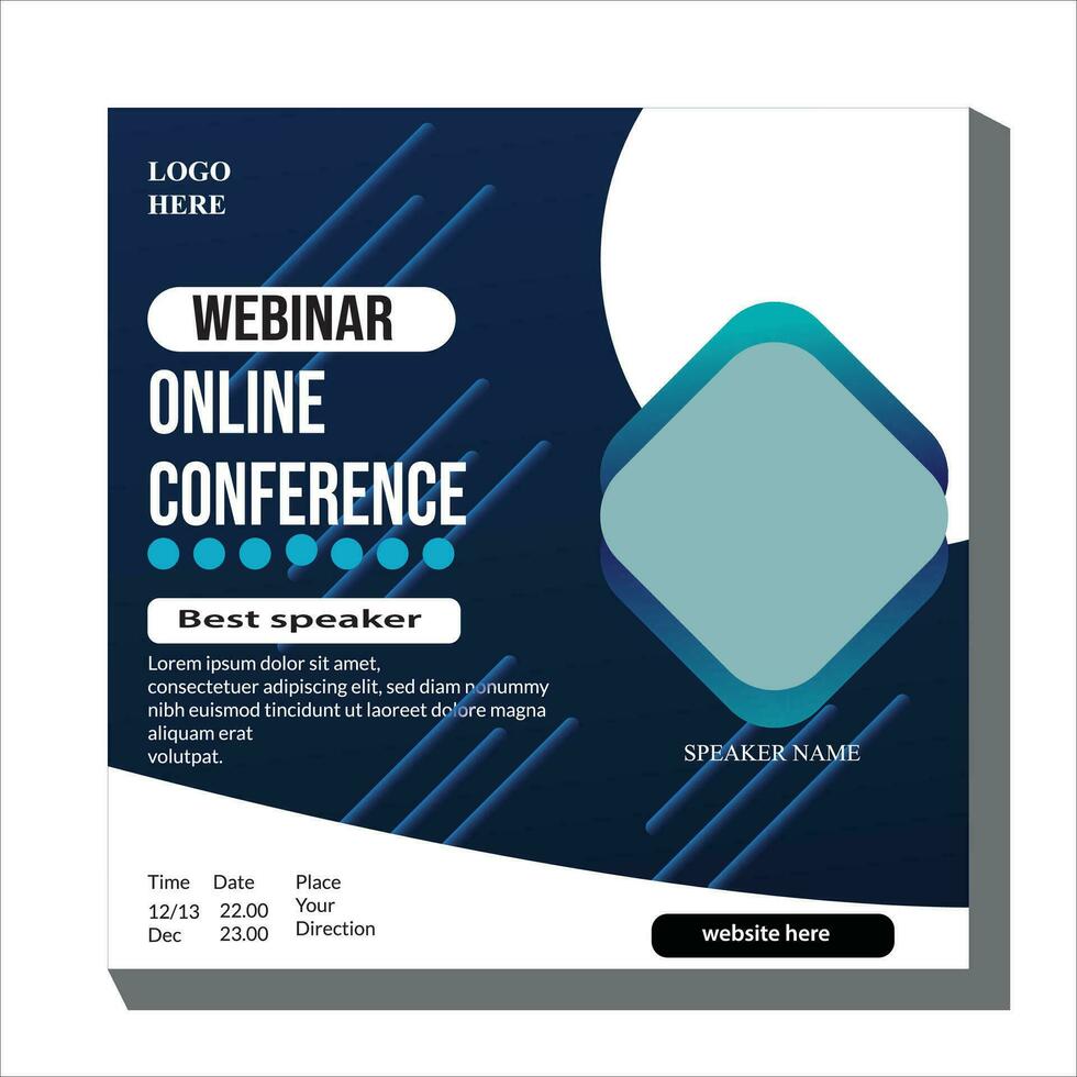 leva webinar uppkopplad konferens vektor