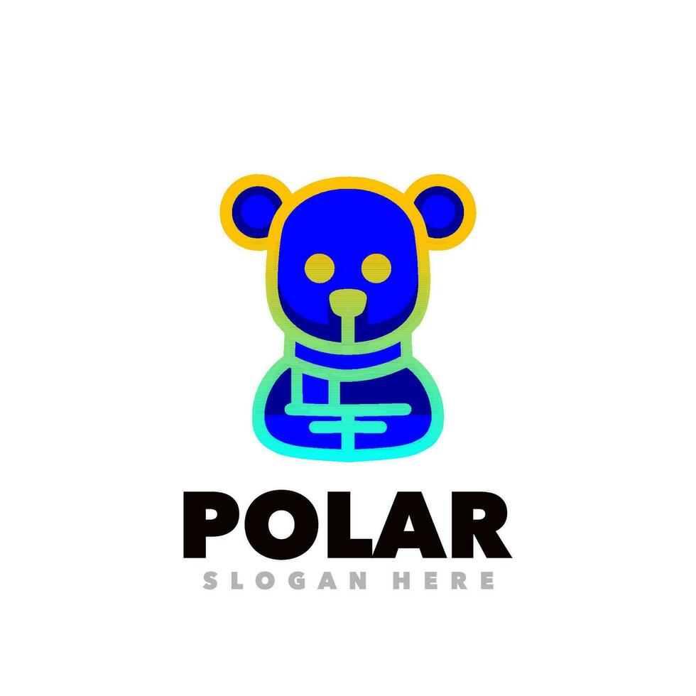 Polar- Gradient bunt vektor