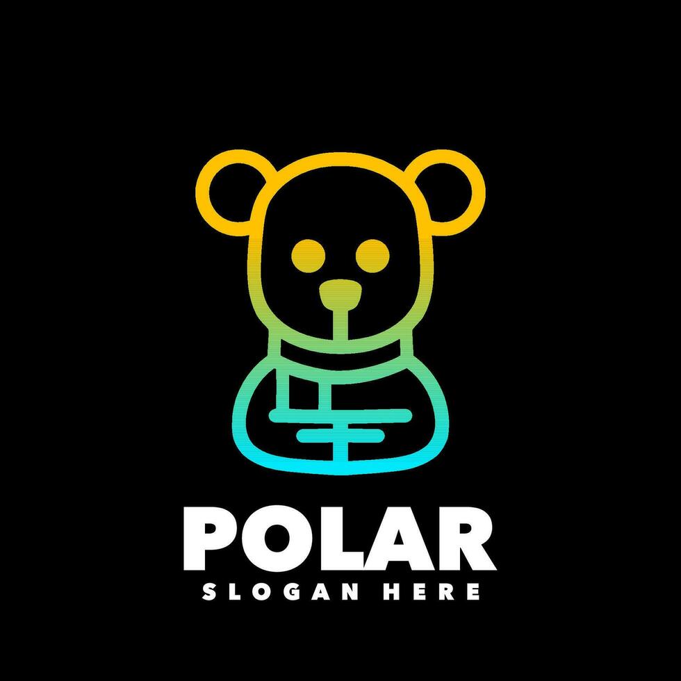 Polar- Linie Kunst Design vektor