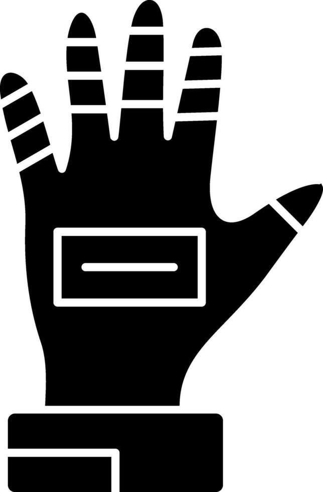 Rennen Handschuh Vektor Symbol Design