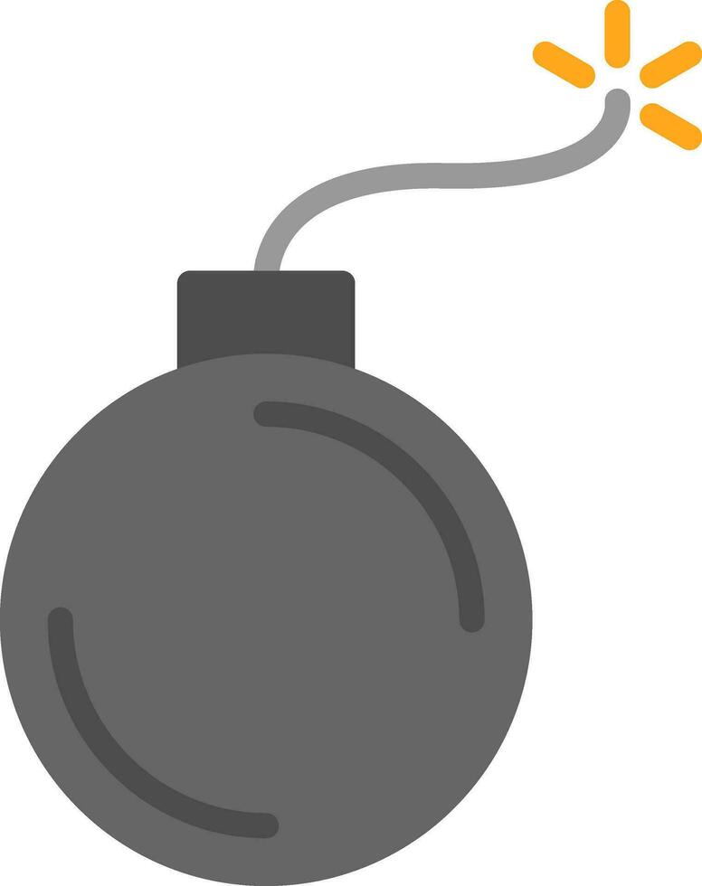 Bombenvektor-Icon-Design vektor