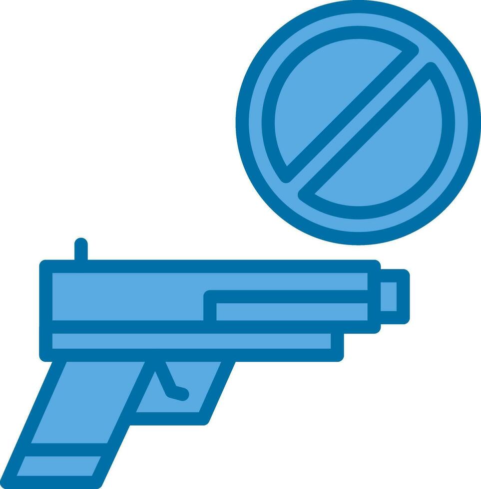 Gewehr Verbot Vektor Symbol Design