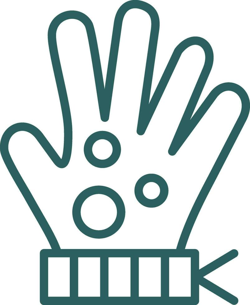 Handschuh-Vektor-Icon-Design vektor