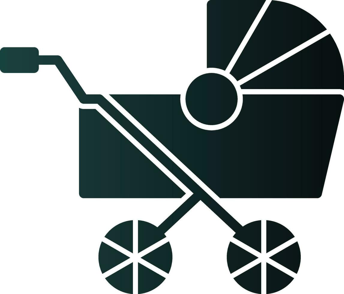 Kinderwagen Vektor Symbol Design