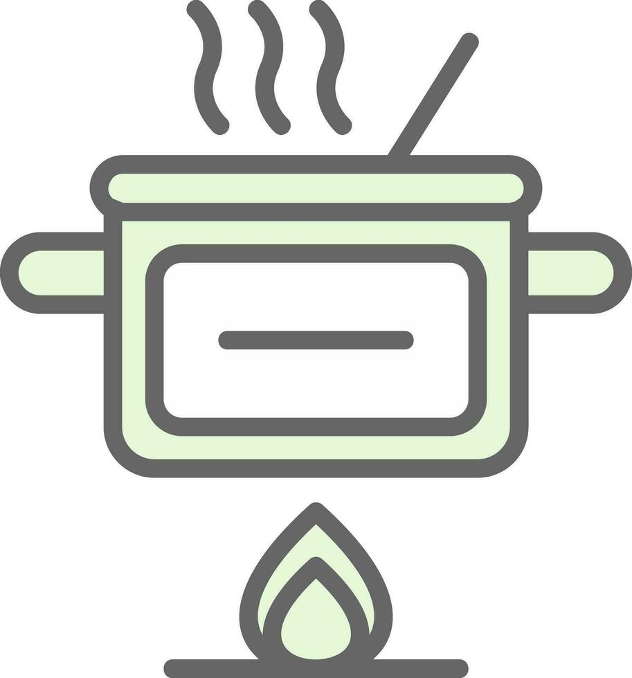 Kochen-Vektor-Icon-Design vektor