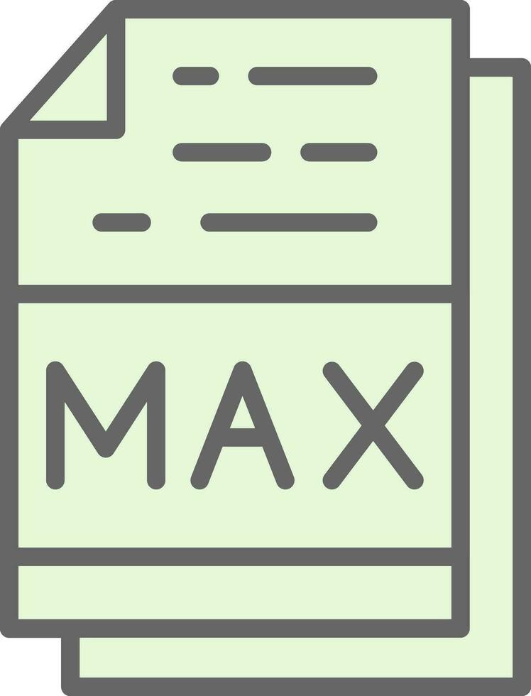 max Datei Format Vektor Symbol Design