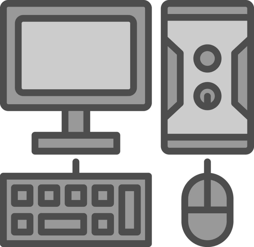 Computer-Vektor-Icon-Design vektor