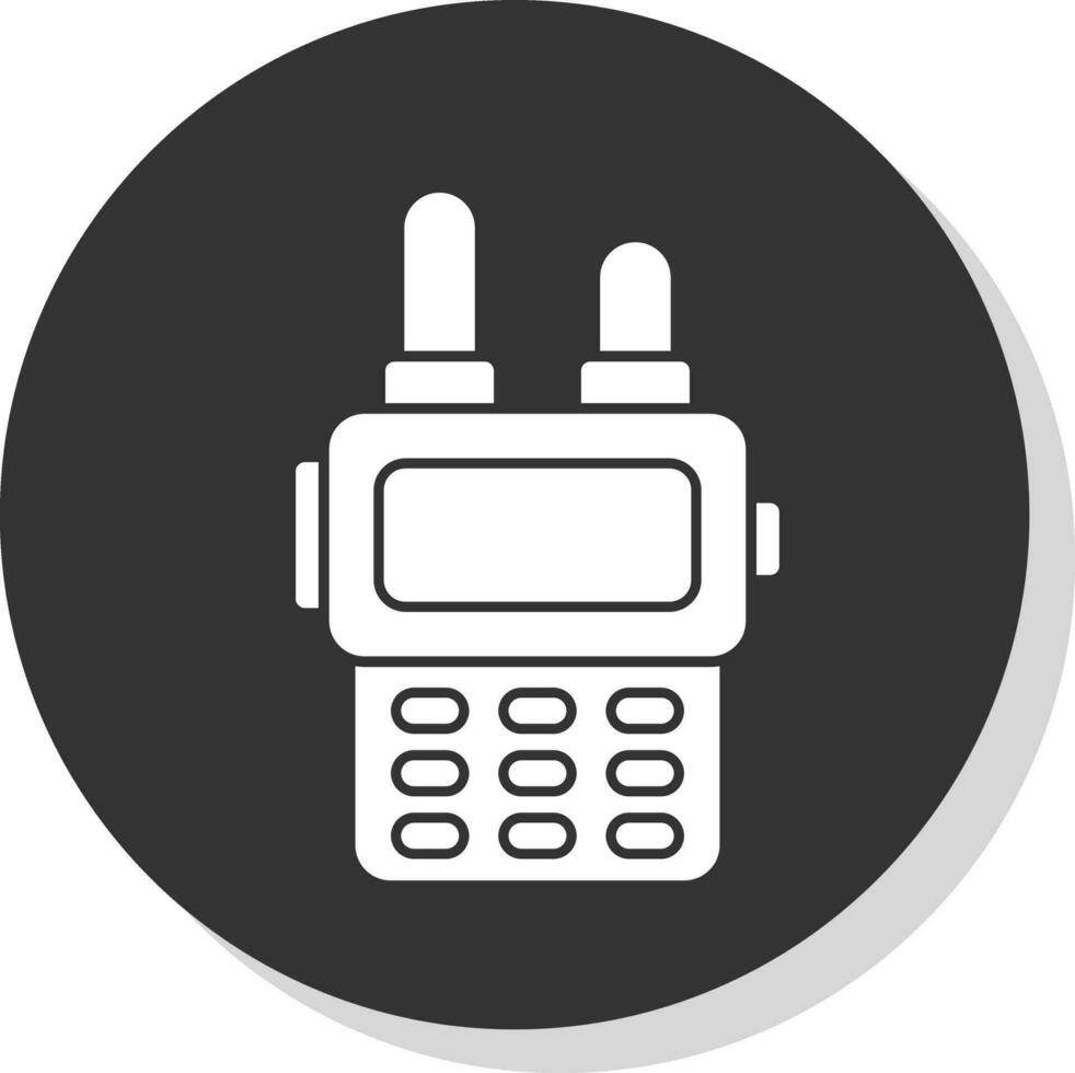 Walkie-Talkie-Vektor-Icon-Design vektor