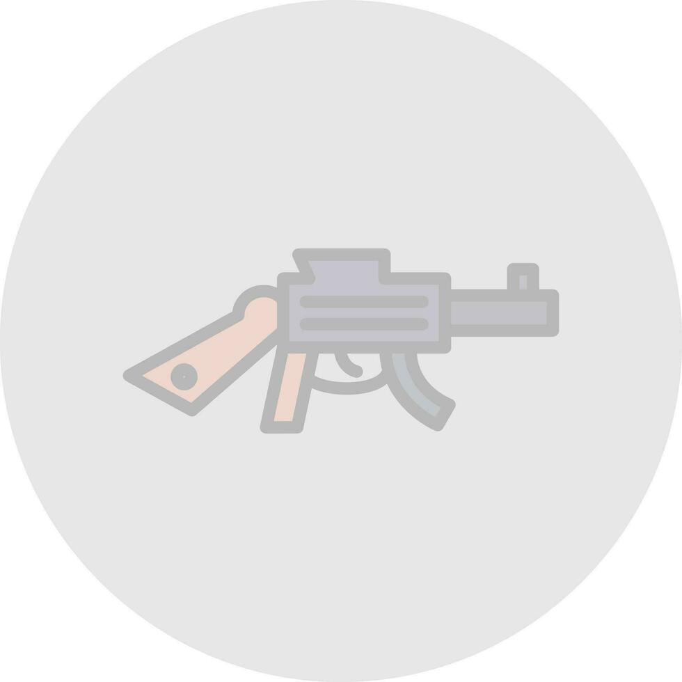 Gewehr-Vektor-Icon-Design vektor