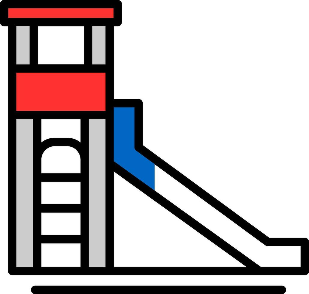 Spielplatz-Vektor-Icon-Design vektor