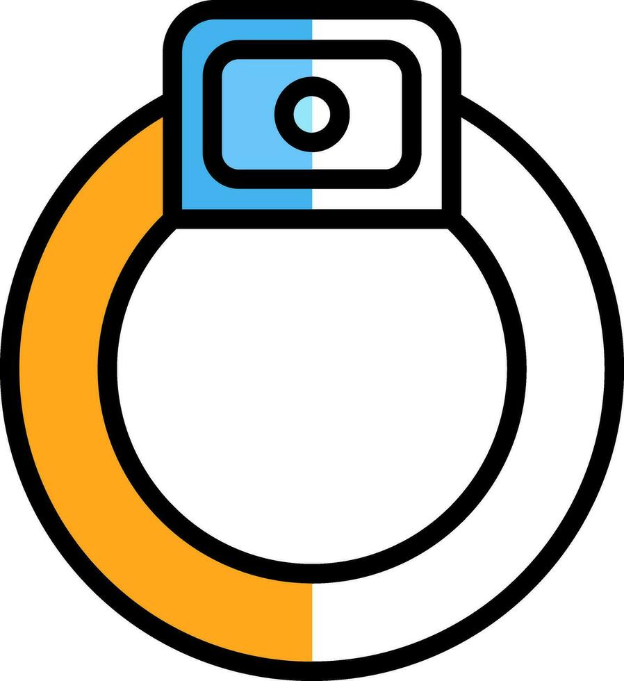 Ring-Vektor-Icon-Design vektor