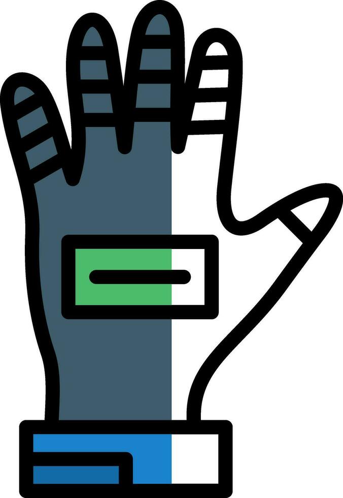 Rennen Handschuh Vektor Symbol Design