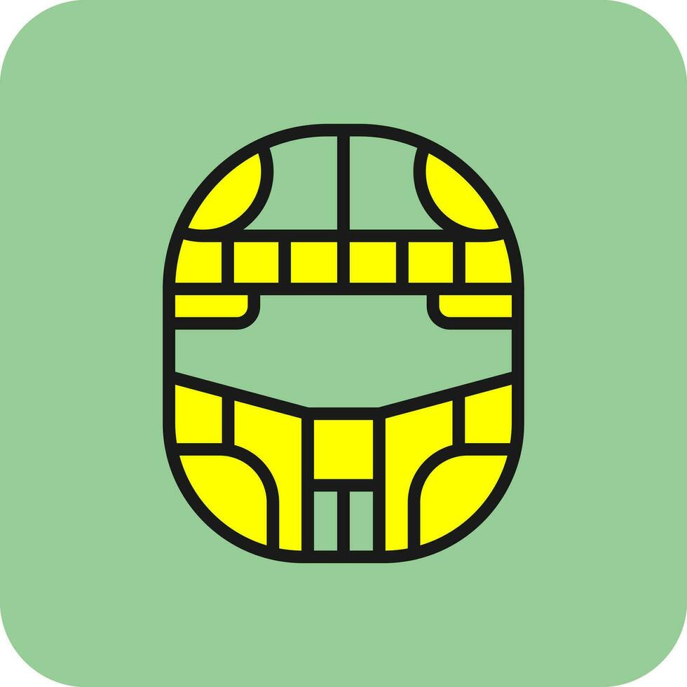 Helm-Vektor-Icon-Design vektor