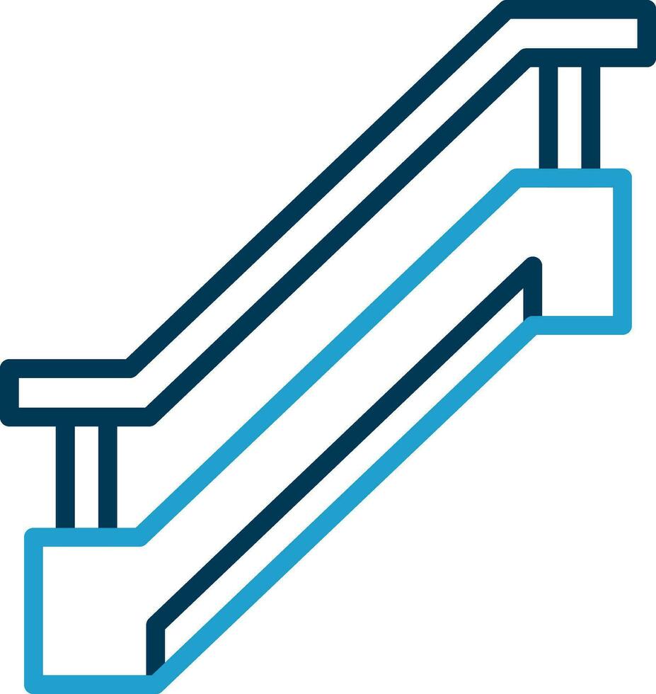 Rolltreppen-Vektor-Icon-Design vektor