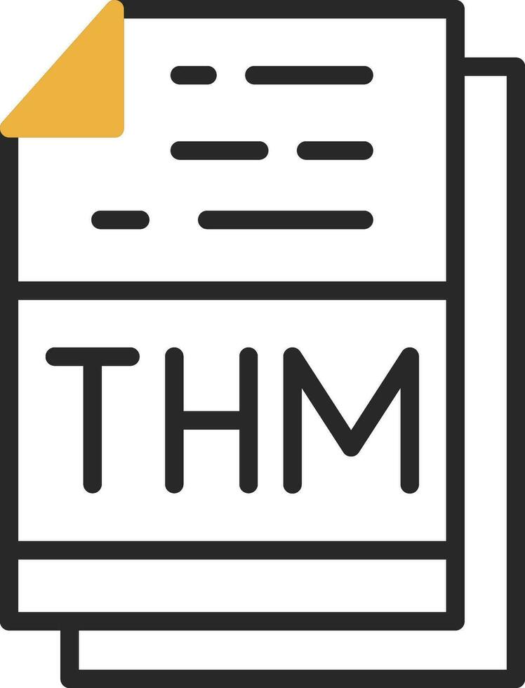 thm vektor ikon design