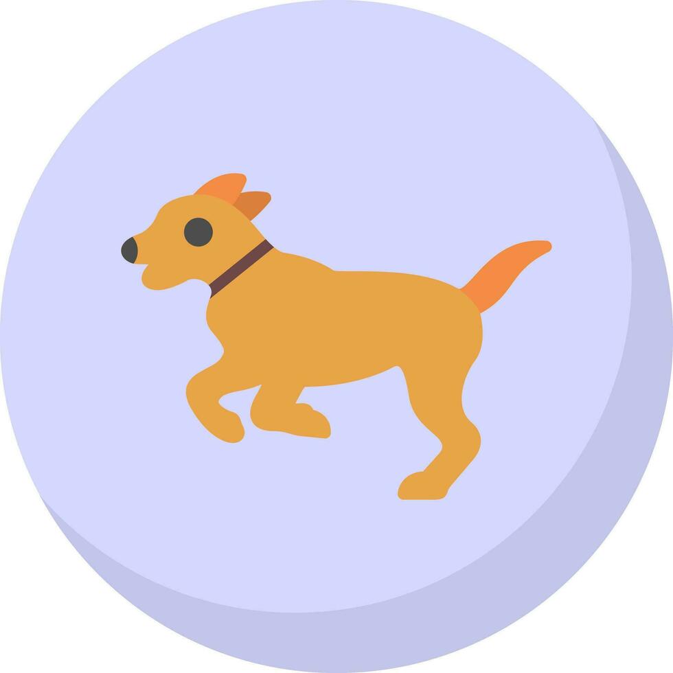 Hund-Vektor-Icon-Design vektor