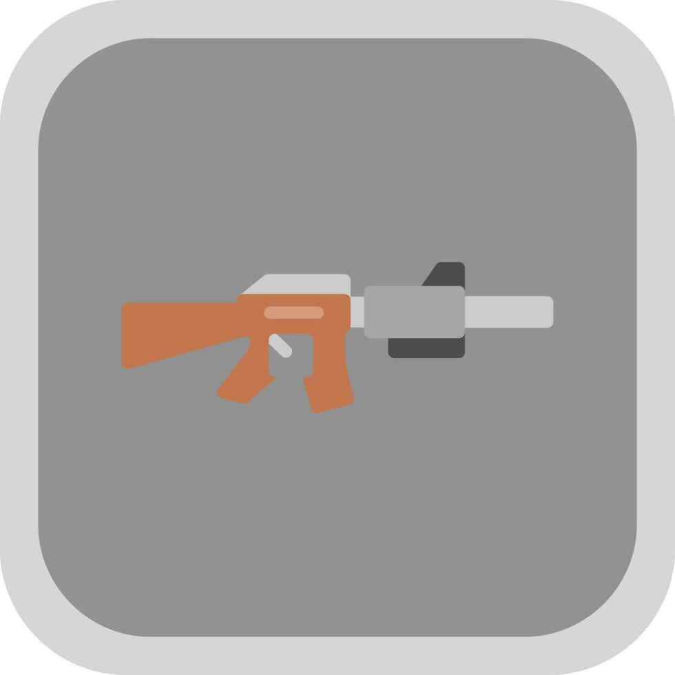 Gewehr-Vektor-Icon-Design vektor