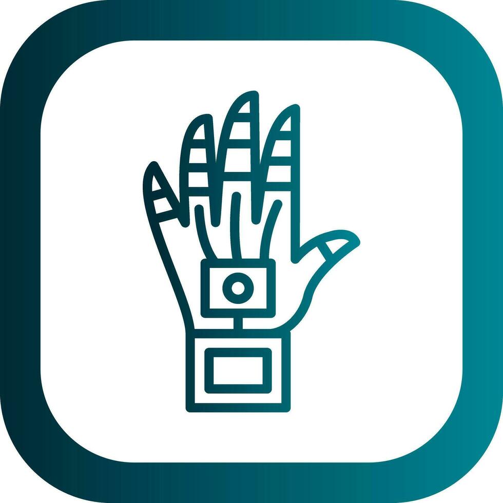 Handschuh-Vektor-Icon-Design vektor