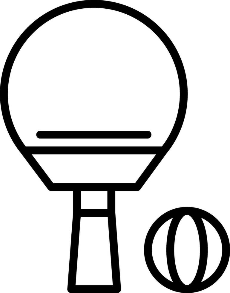 Ping-Pong-Vektor-Icon-Design vektor