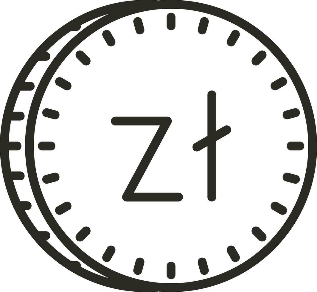 Zloty Vektor Symbol Design