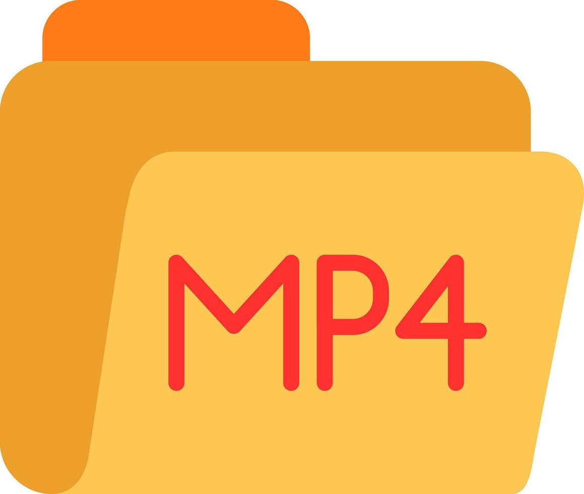 mp4 Vektor Symbol Design