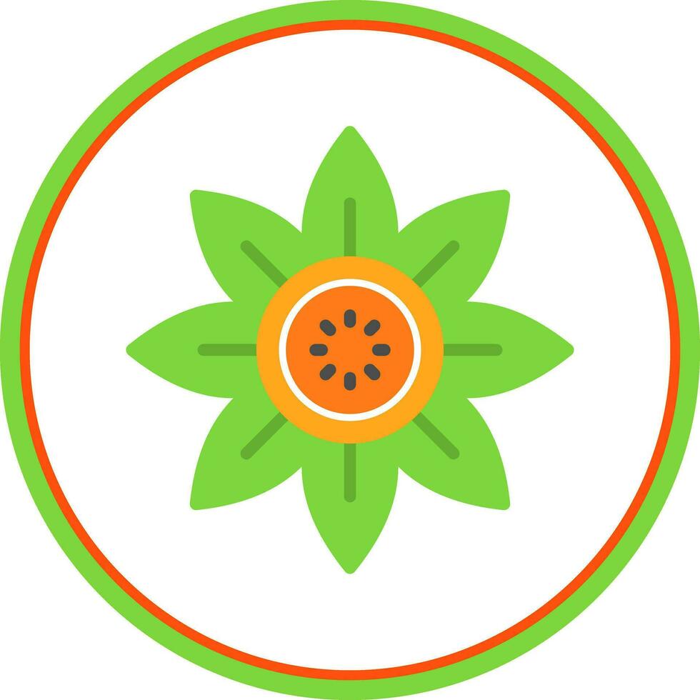 Sonnenblumen-Vektor-Icon-Design vektor