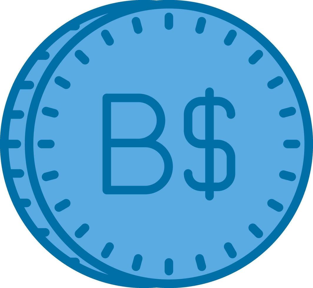 Bahamian Dollar Vektor Symbol Design