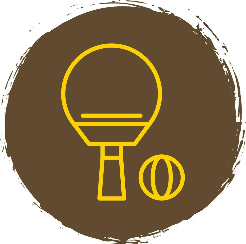 Ping-Pong-Vektor-Icon-Design vektor