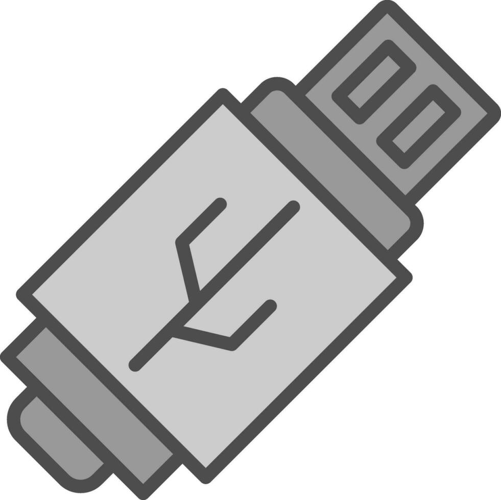 USB-Vektor-Icon-Design vektor