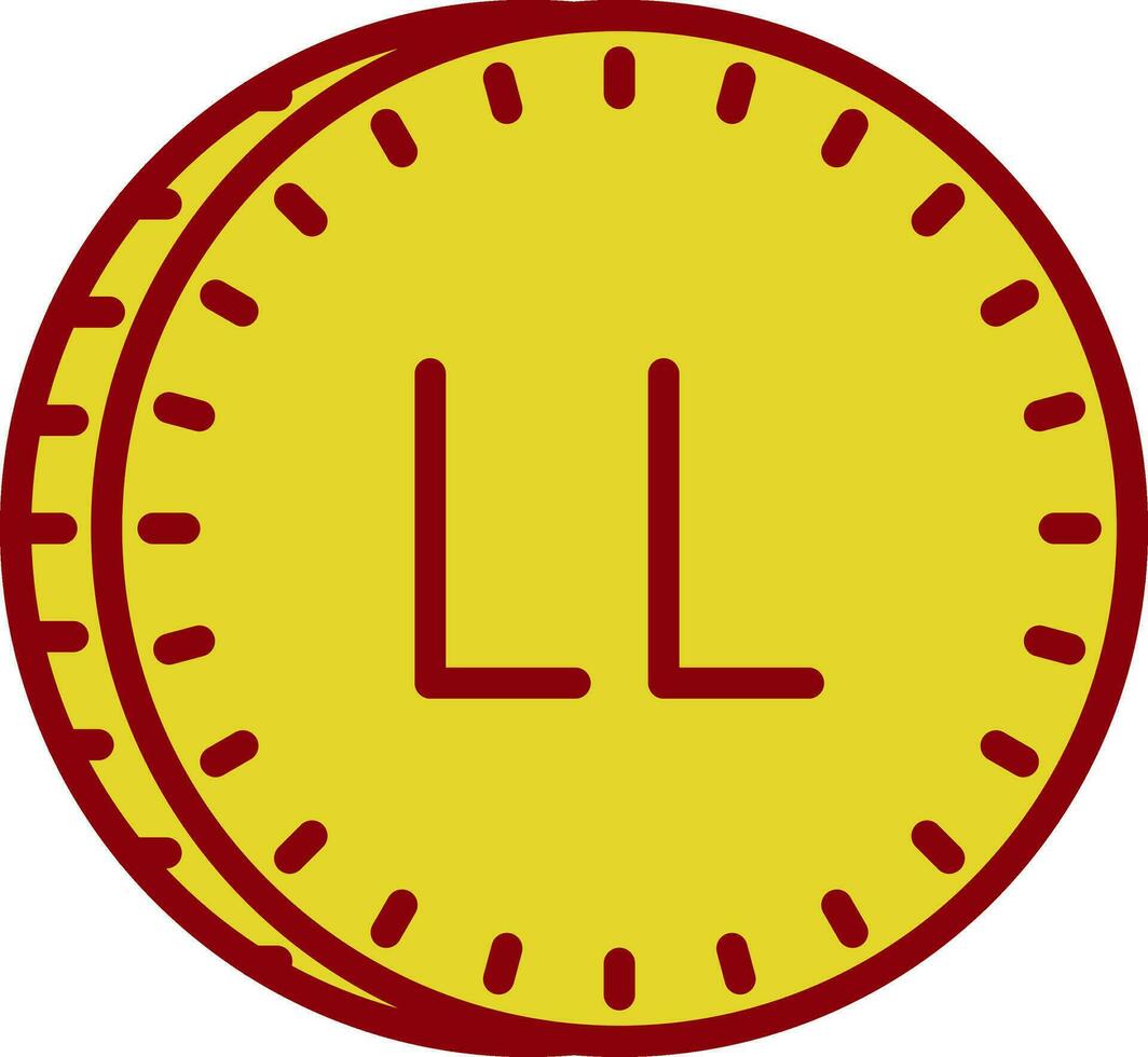 lebanese pund vektor ikon design