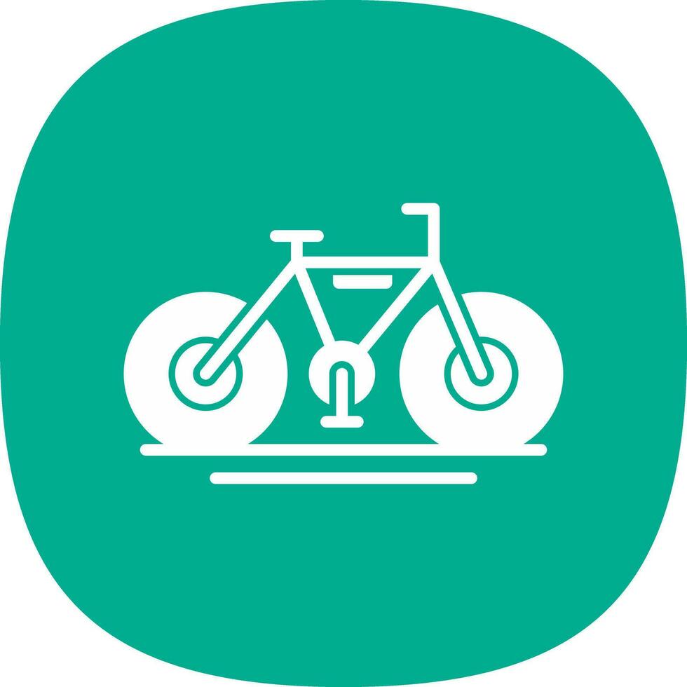 Fahrrad-Vektor-Icon-Design vektor