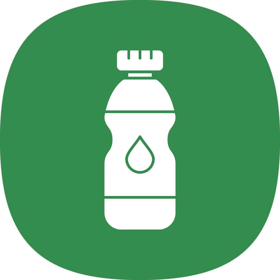 Wasserflaschen-Vektor-Icon-Design vektor