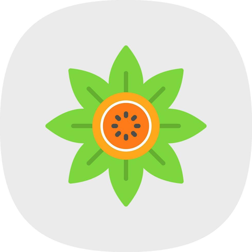 Sonnenblumen-Vektor-Icon-Design vektor