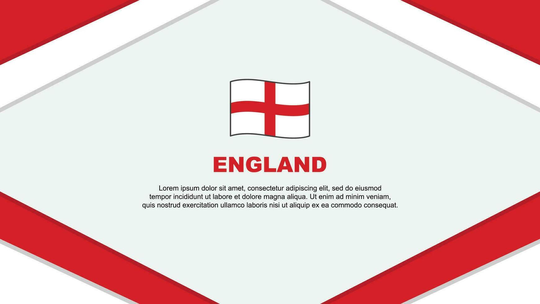 England flagga abstrakt bakgrund design mall. England oberoende dag baner tecknad serie vektor illustration. England illustration