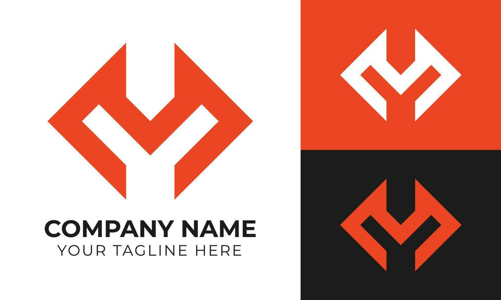 kreativ modern minimal Monogramm abstrakt Initiale Brief m Logo Design Vorlage kostenlos Vektor