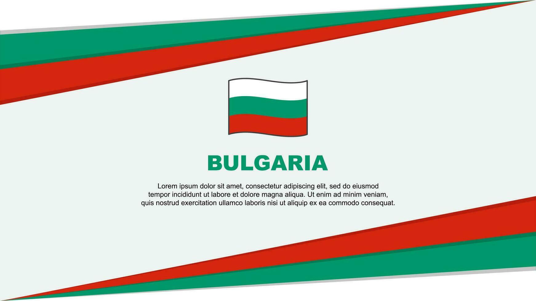 bulgarien flagga abstrakt bakgrund design mall. bulgarien oberoende dag baner tecknad serie vektor illustration. bulgarien flagga