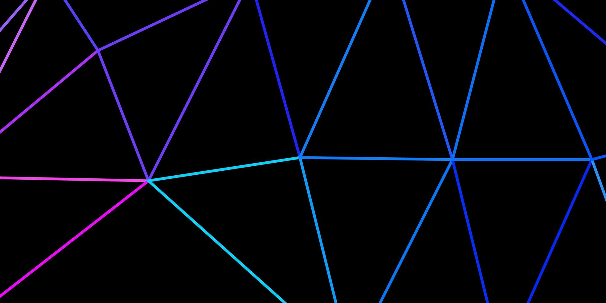 heller mehrfarbiger Vektor-Dreieck-Mosaik-Hintergrund. vektor