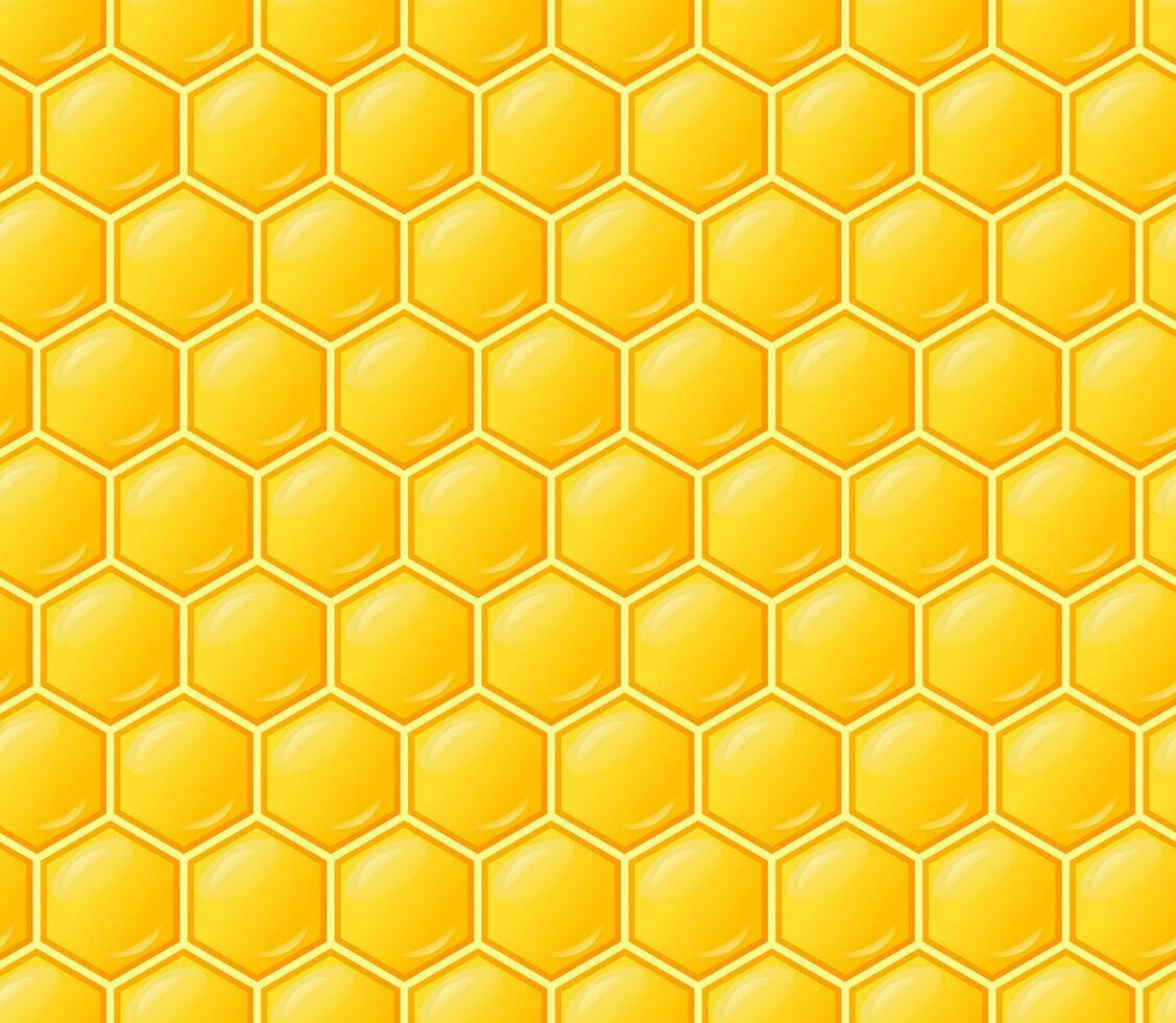 sömlös mönster med honungskakor. abstrakt vektor bakgrund för biodling företag