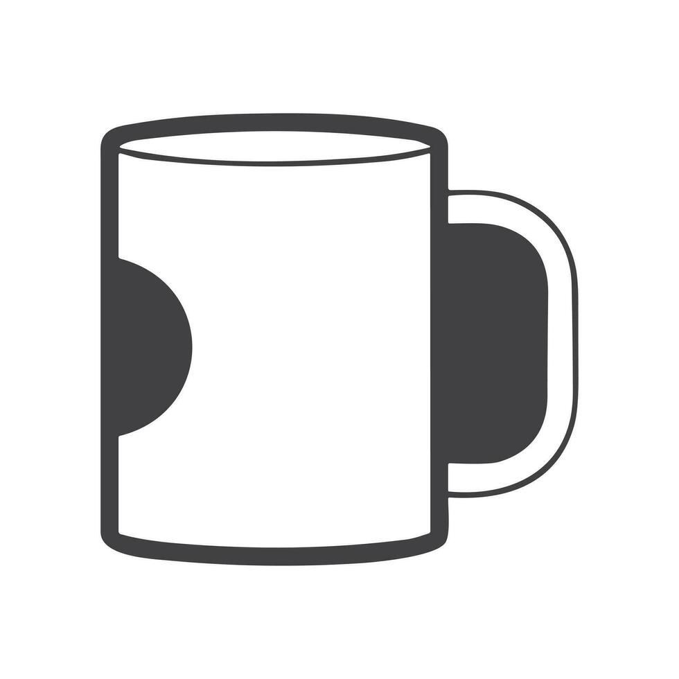 Kaffeetasse-Vektor-Icon-Design vektor