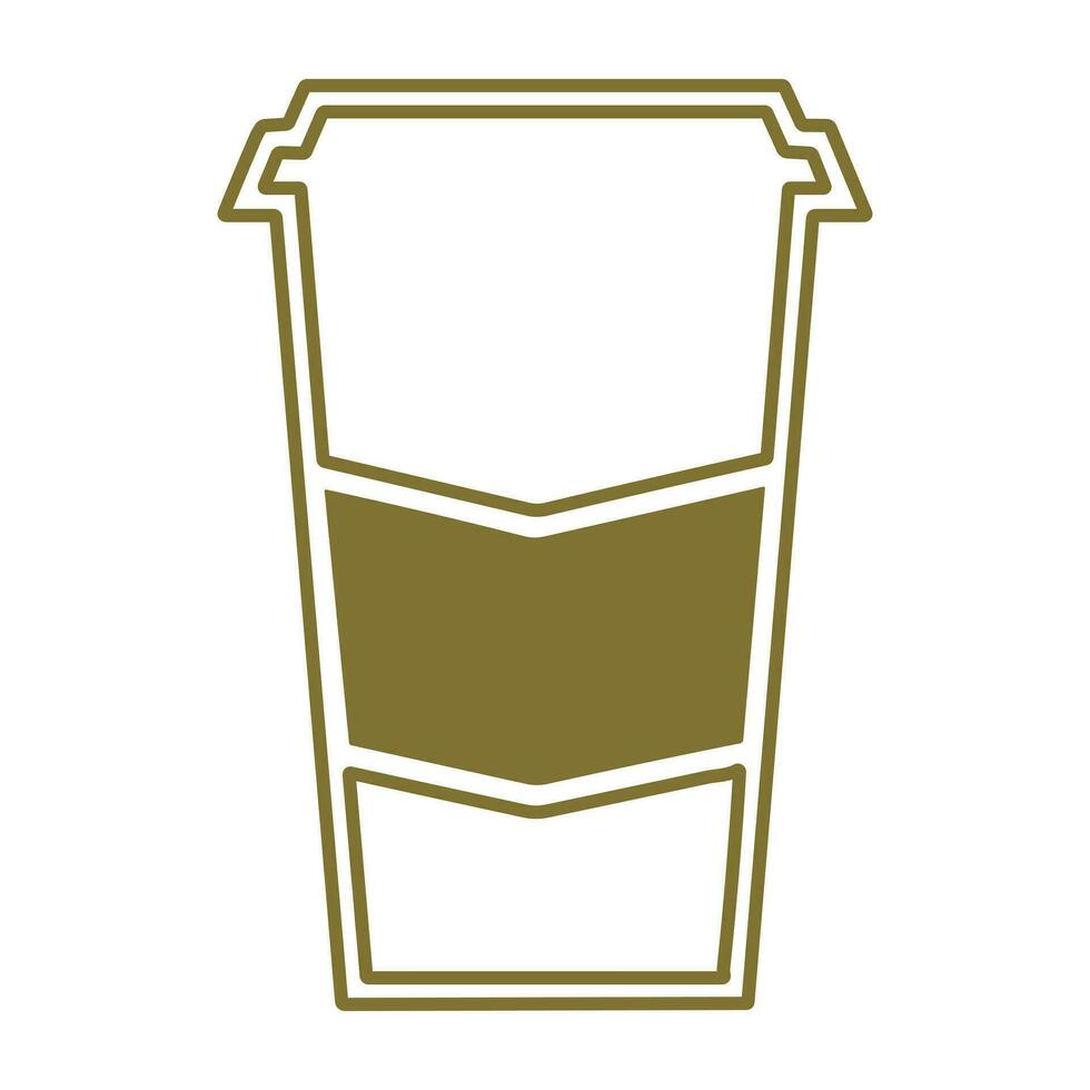 Kaffeetasse-Vektor-Icon-Design vektor