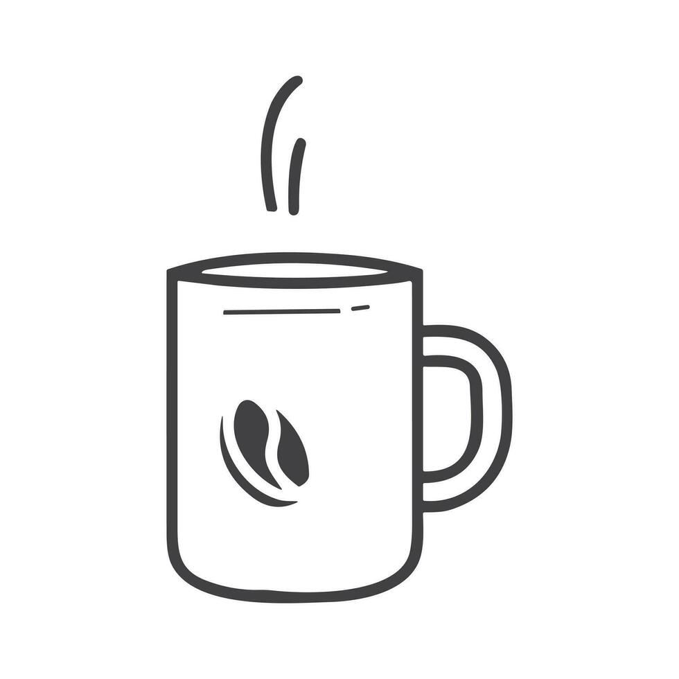 Kaffeetasse-Vektor-Icon-Design vektor