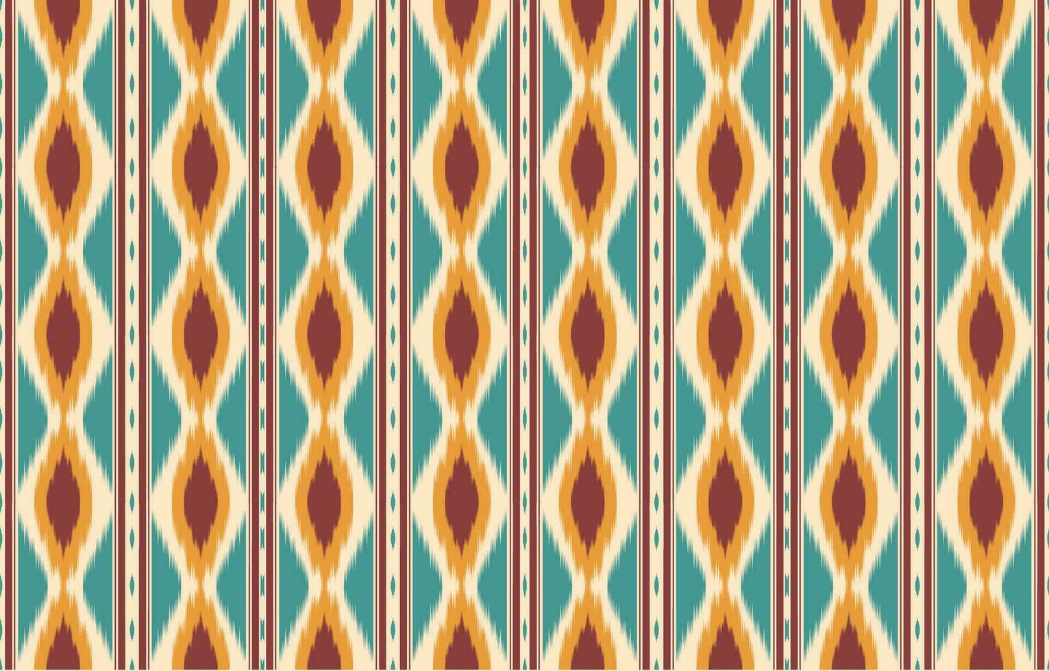 ethnisch abstrakt Ikat Kunst. aztekisch Ornament drucken. geometrisch ethnisch Muster nahtlos Farbe orientalisch. Design zum Hintergrund ,Vorhang, Teppich, Hintergrund, Kleidung, Verpackung, Batik, Vektor Illustration.