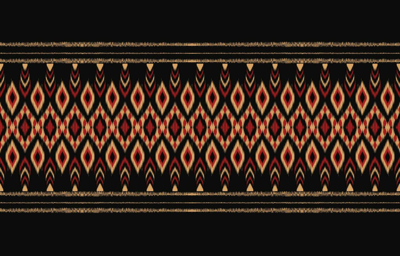 ethnisch abstrakt Ikat Kunst. aztekisch Ornament drucken. geometrisch ethnisch Muster nahtlos Farbe orientalisch. Design zum Hintergrund ,Vorhang, Teppich, Hintergrund, Kleidung, Verpackung, Batik, Vektor Illustration.