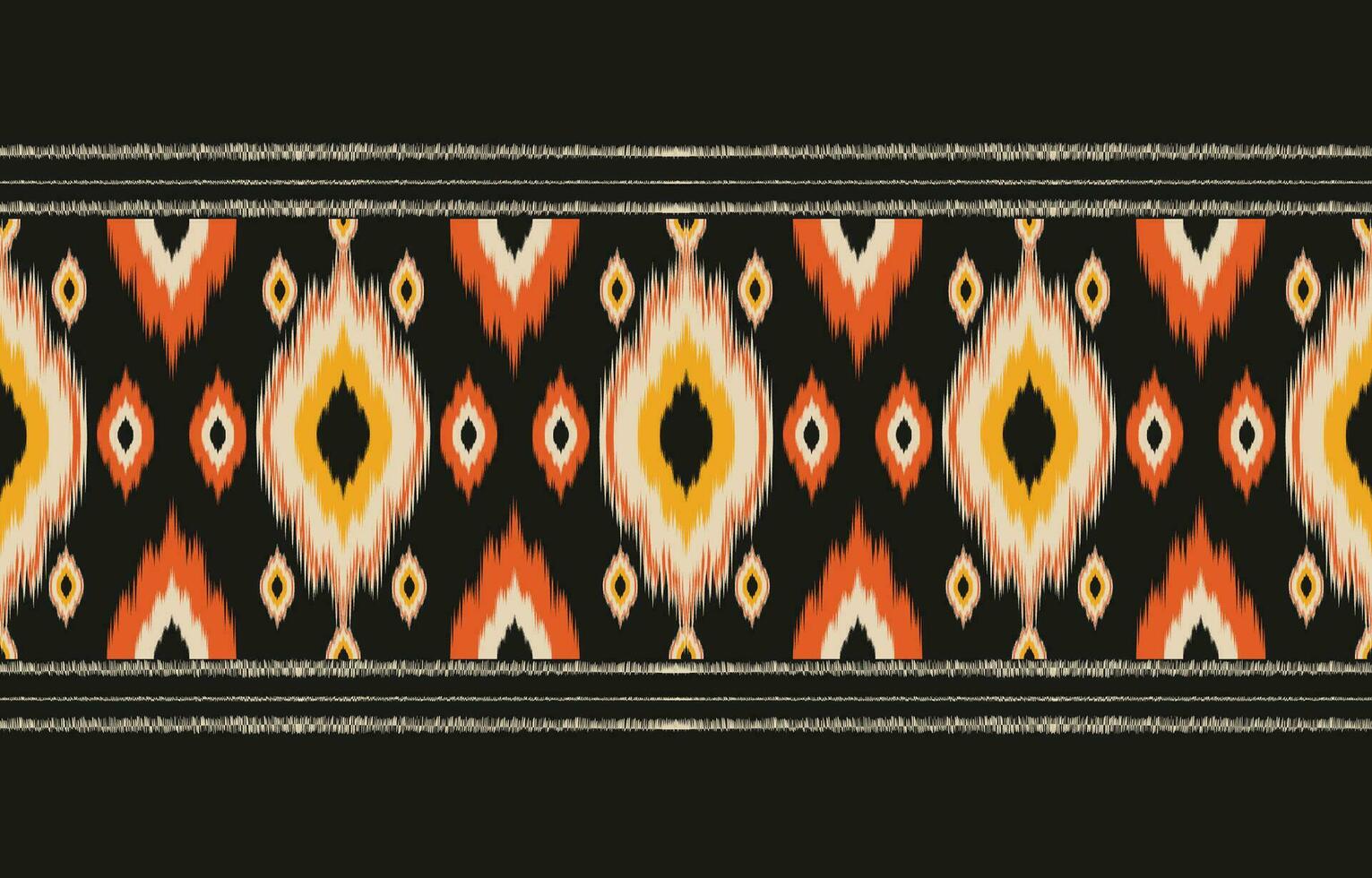 etnisk abstrakt ikat konst. aztec prydnad skriva ut. geometrisk etnisk mönster sömlös Färg orientalisk. design för bakgrund ,ridå, matta, tapet, Kläder, omslag, batik, vektor illustration.