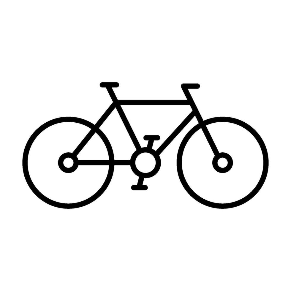 Fahrrad Symbol Vektor Design Vorlagen einfach und modern