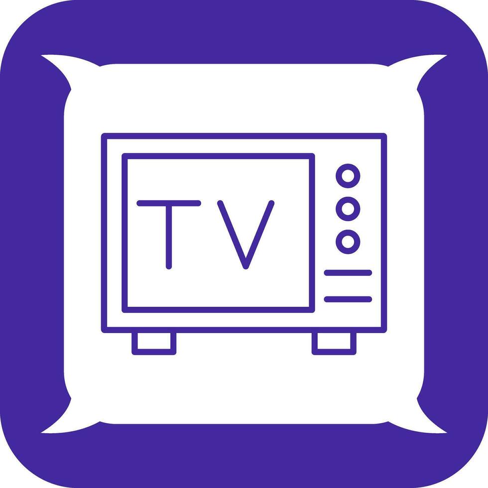 TV-Vektor-Symbol vektor