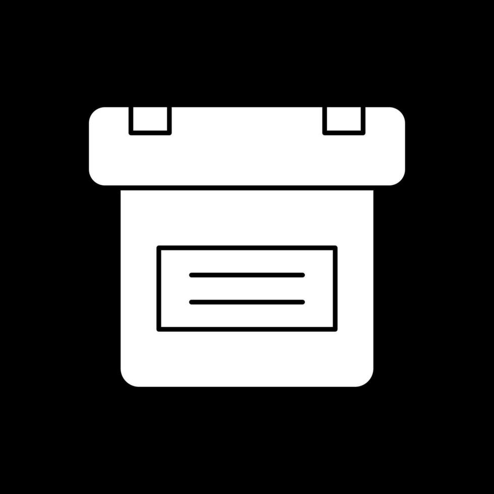 Box-Vektor-Icon-Design vektor