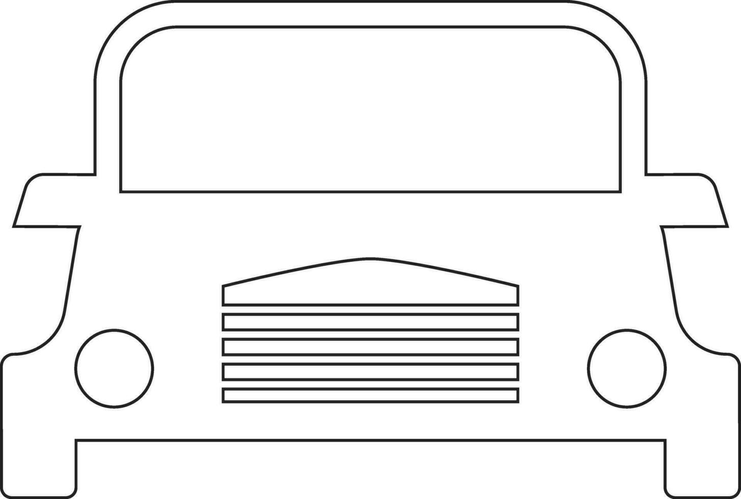 Auto Linie Symbol Design vektor