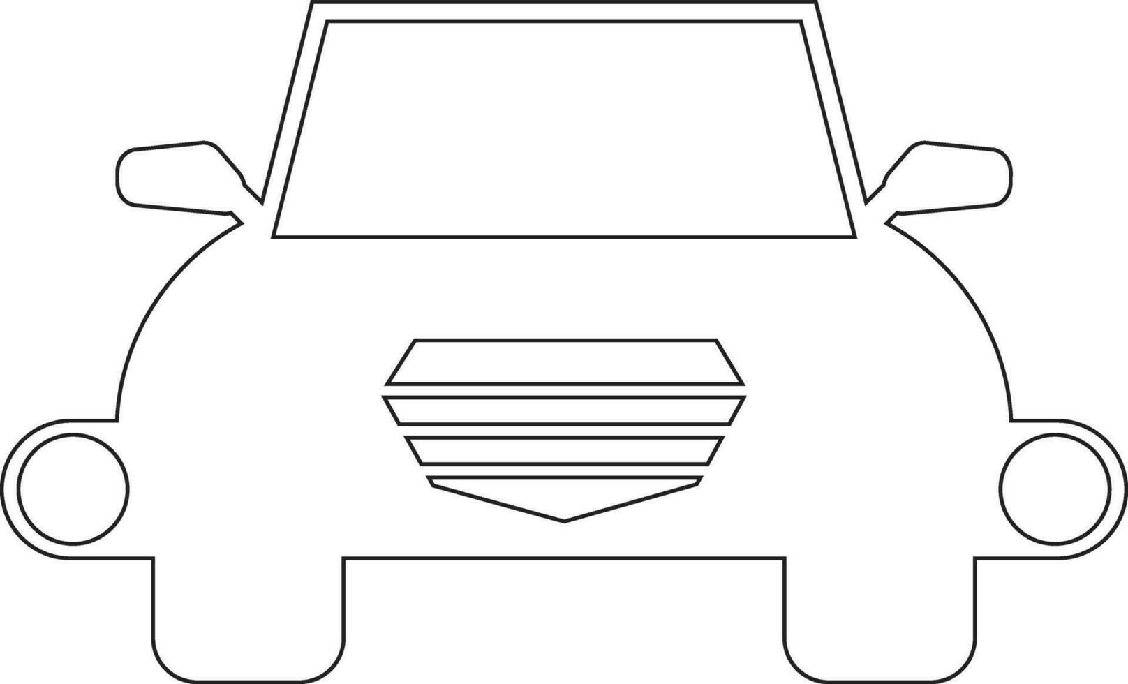 Auto Linie Symbol Design vektor